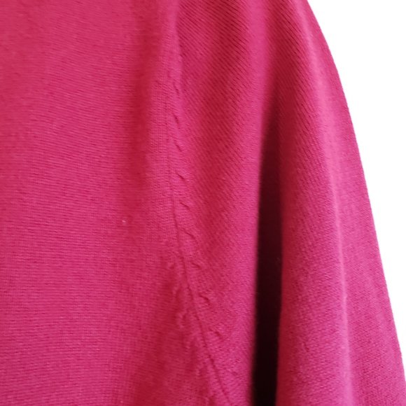 Bamboo Traders Burgundy Womens Cardigan fitted waist  3/4" Sleeve Size Small - Picture 5 of 11